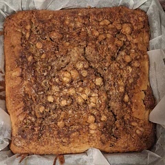 Very good. Forgot to do the glaze but was very good with custard. Good balance 