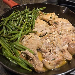 It was good! The chicken was a bit bland. 8/10. The chicken took way longer to cook. I did the green beans in the oven with avocado oil instead of microwave. 