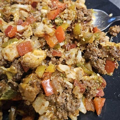 Delish!! I chopped everything super small