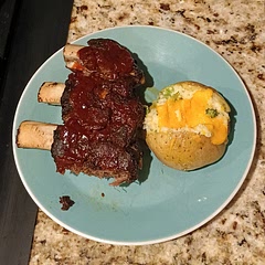 We'll definitely make our own ketchup next time, and we'll use a different type of ribs (we used beef short ribs). The BBQ sauce had a little kick but was great! 10/10