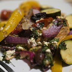 VERY TASY & FULL OF FLAVOR We had preseasoned the chicken with Spiceology Greek Freek prior freezing.  J also used skinless chicken breast vs. thigh. No salt and  we were out of Thyme.