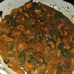 Super yummy! I did add some brown sugar to counteract the bitterness, because it is quite bitter and strong. 