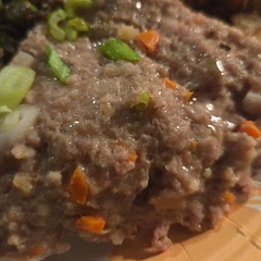 I omitted the egg. The carrots and lotus root add a nice crunch. Very easy to make. Great weeknight dinner.