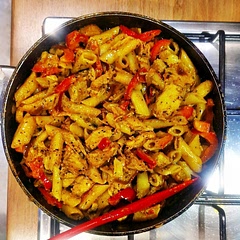 Amazing and relatively quick to whip up!

Next time, I will try with a little more veggies