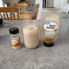 It turned out pretty good. I substituted a turmeric for ginger powder since I didn't have any. I used honey instead of agave and used fresh bananas. Definitely a great smoothie.