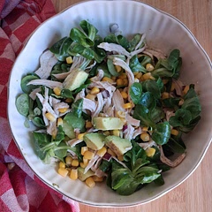 I add some salad leaves and I loved it