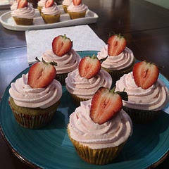 Really delicious. This recipe made 12 cupcakes for me. The cupcake base is airy and not dry. Could do less whipping cream. The dried strawberry powder taste was subtle and could have added more next time. Would definitely make again. 