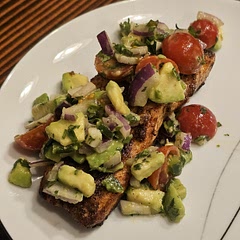 Made on the grill! So tasty