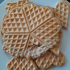 These fluffy waffles are really yummy i made them with less sugar and they still taste amazing!