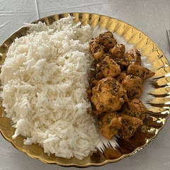 I made it with low calories rice and it seems really delicious