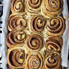 love how they turned out. make sure you put exactly how much flour it says, I put too much last time and they didn't rise as much.