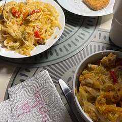a great recipe - tasted just like takeout asian noodles! would definitely recommend!
we switched the recommended noodle options for rice noodles- made them separately and them joined with the rest of the ingredients, and the final result was super yummy!