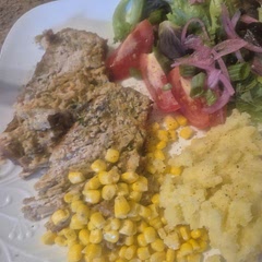 This was delicious.  Lots of flavor a nice change from regular meat loaf