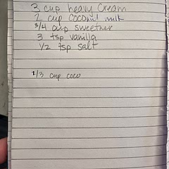 5/2/26 used 2/3 cup sweetener