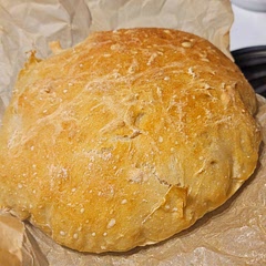Did not use Dutch oven, pan of water in the bottom of the oven worked just fine. 