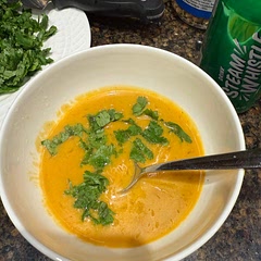 Great soup recipe, so easy! I took another persons comment to add in some garham masala and that is definitely a need. My only other suggestion would be using less coconut milk, I put in all of the coconut milk into the can (this is with the garnishing) and the soup became far too coconuty. Other than that great soup, so easy to make
