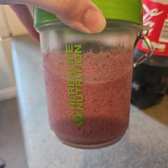 Used almond milk instead of orange juice and added plant protein 