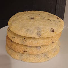 actually quite surprising. this is the most trust the process recipe i have ever done. when i first looked at it i said" what only 15g of butter?!!" but now i baked them and tasted it and omg they are delicious.i had to add more flour as mine was still watery becuase i used a whole egg. i also replaced the brown sugar and sweetener for normal sugar as i did not have them. over all amazing and my whole family has been telling me how good they are.