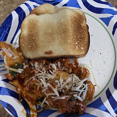 Did shredded carrot to use up carrot sticks, not so much spinach but half an onion and everything else was really good. The kids are either extremely hungry or really love this!
