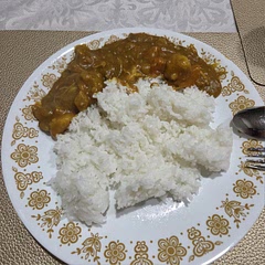 It is delicious & very easy, you just chop/prep the veggies and chicken, then you add the curry mix and coconut milk later on. Although I may have added too much of the curry mix which made it thicker so I out some water.  