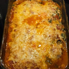 The kitchen smelled great while this was baking.  Used extra seasoning on the chicken. Very flavorful. Will make again!