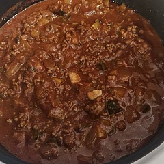 Super delish!! Did make some mods. Changed green bell for yellow and orange bell. Added a pablano pepper and diced jalapeños. I actually added a dash of brown sugar with the peppers while it cooked to help with the heat of the jalapeños.
To the sauce, I added a bit of BBQ and paprika. I also added a splash of pickle juice. I also added the sauces with a bit more love than what was written.

Will make again!!