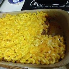 Excellent. Just made the macaroni on the stove top - didn't use the Instant Pot this time.
Used saltine crackers in place of Ritz as that's normally what I put in my meatloaf.
Didn't have cheddar cheese soup so I used queso dip mild. Was very good.
Cut back a little on the barbecue sauce and added more ketchup just a preference.
Will definitely be making this again!