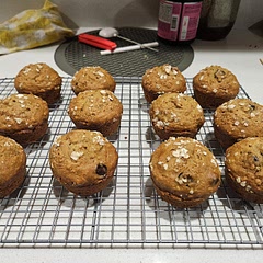I used a tbsp less maple.  They turned out perfect. 