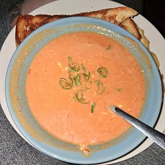 Added bell pepper with the rosted veggies and sour cream instead of double cream. 