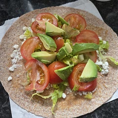 Substitute spread to white Miso & egg for 2tsp cottage Cheese 
