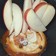 I used mini chocolate chips instead of toffee. 