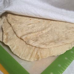 Mine didn't bubble up well, but it may be because I made the dough in the stand mixer and it didn't crumble the shortening into the flour well. I'll also roll these less thin next time.