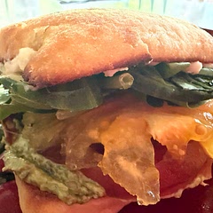 Best sandwich I’ve ever had in my life! Add sliced cucumber!