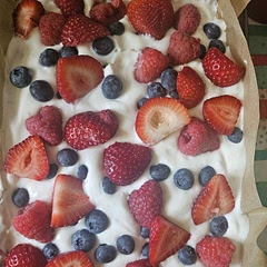 I love we can use our favorite fruit. I used parchment paper for easy clean up.