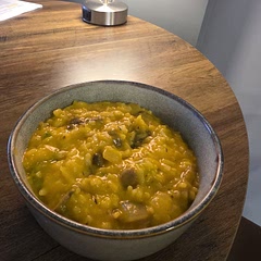 Use a 12" deep skillet or you'll run out of room
