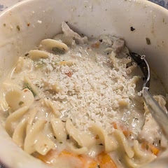 I can give no higher praise than the fact that all 3 of my food-picky autistic children took one bite and immediately told me we need to make this more. 

I did accidentally add the entire bag of egg noodles (16 oz). But it was delicious regardless, just slightly less brothy. 