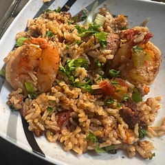 Great dish. Didn't have long grain rice and I also made it in the ninja foodie