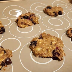 Very tasty! I made a half recipe because my 2 bananas yielded 1 cup of mashed banana. Baked for 12 minutes.