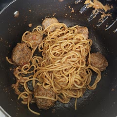 I used lemon pepper seasoning and Badia Complete Seasoning instead of black pepper and both onion and garlic powder, as well as replaced the bread crumbs with freshly hand-crumbled saltine crackers and grated parmesan instead of parmigiano, and it came out DELICIOUS! First time ever cooking meat in general and I'm absolutely loving how the meatballs came out