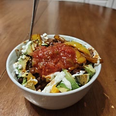 I'm so slow at cooking, so it took me a little over an hour. The optional toppings are essential 😁