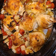 Be mindful of the amount of oil used. Most if not all the ingredients, even when drained, have a good deal of liquid which is released when cooking. 
