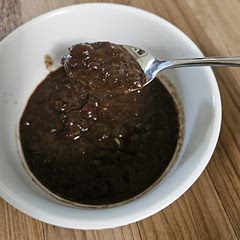 Smells amazing and tastes just the same. Instead of the red onion I actually used a yellow onion and it tastes really good. I would probably add sourcream or cheese with it just to add to the creaminess, or the other toppings listed on the website.