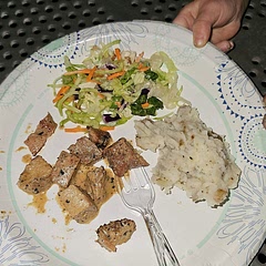 I grilled the chops and then threw them in the sauce it was pretty good