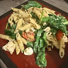 "Tried this recipe tonight and it was absolutely delicious! I had to swap out the rotini for penne since it’s what I had on hand, and it held the sauce beautifully. I also highly recommend using chicken thigh meat—it turned out incredibly juicy and flavorful. Next time, I’m definitely going to try it with some fresh basil pesto to take it to the next level. Just a heads up on the portions: they run a little small, so I’d suggest planning for 2 servings per person if you’re cooking for a hungry crowd!"