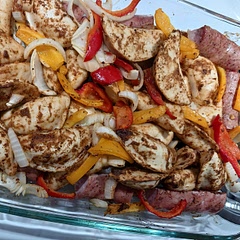 This one was super simple, and it came together in no time. Very minimal effort. I was making it just for myself, so I cut down the ingredients a little. It's very tasty, and I think it might be going into my regular rotation of recipes. 