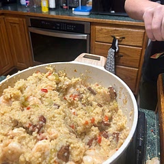 It was good. But I would not par cook the rice for as long as it says, it will cause the rice to be come overcooked when added to the the rest. And I would add less rice. But other than that it was super good. And I’m a 14 year old and it was easy for me to make. If some one does not like the shrimp you can easily substitute the shrimp for something else.