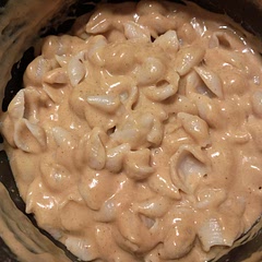 The cheddar is too strong, I think I'll try this again with a cheddar/mozzarella blend