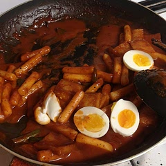 I lost track and reduced the sauce a bit too much. I also made the stock too salty. Otherwise really good. I soft boiled the eggs and added them in after. 