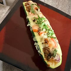 These zucchini pizza boats were so good! They were a fun, delicious way to enjoy pizza with a little twist. I really enjoyed how they turned out, and I would definitely make them again.

The only issue I ran into was that my zucchini was pretty big, so it didn’t get fully cooked all the way through. However, that didn’t ruin the meal for me! Next time, I plan to precook the zucchini before adding the pizza toppings to help it soften up and cook more evenly.

Overall, this recipe was a winner! It was tasty, satisfying, and definitely worth making again. With a little adjustment to the cooking process next time, I think these zucchini pizza boats will be even better! 🍕