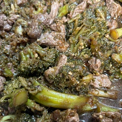 I over cooked my broccoli, but it was delicious